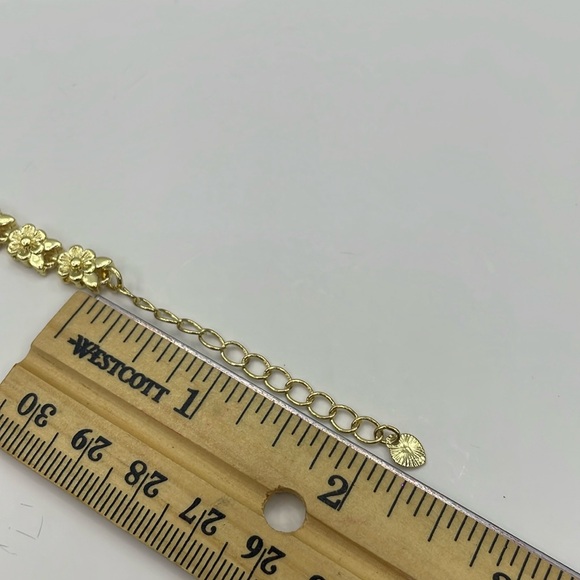 14K Gold Plated Virgin of Guadalupe bracelet colorful rhinestones - Picture 9 of 12